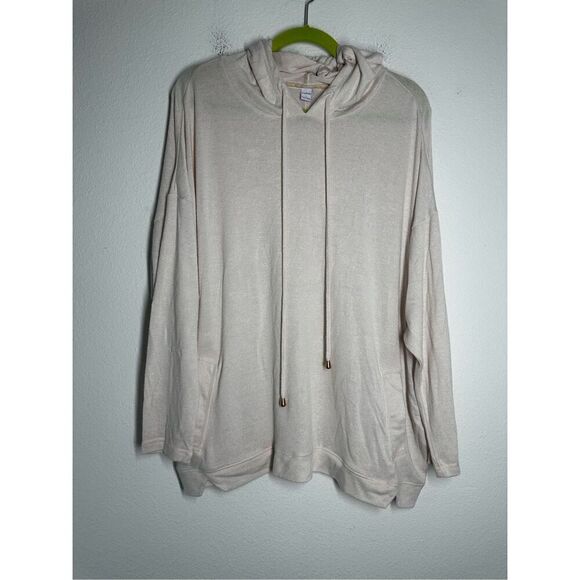 AnyBody Lagenlook Hoodie Owersized Dust Pink Size L See Description - Picture 1 of 13